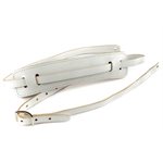 GRETSCH - VINTAGE LEATHER STRAPS - Vintage White